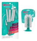 Kit Escovas De Limpeza Fácil Alcance + Lava Copos Noviça