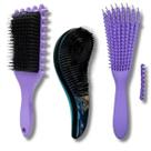 Kit Escovas Fitagem Escova Mágica Escova Polvo Para Cabelos Variadas Kit Escovas Fitagem Escova Mágica Escova Polvo Para Cabelos Variadas