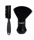 Kit Escovinha P/ Barba Profissional + Espanador Pincel Preto