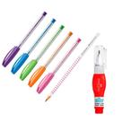 Kit Escrita 2 Lapis Canetas E Corretivo Faber-Castell