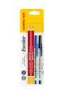 Kit Escrita Compactor com 2 Canetas 0.7mm e 2 Lápis Pretos HB Nº2