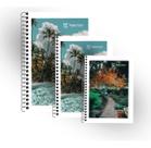 Kit Escritório: Caderno 20x27 + Caderno 14x20 + Caderneta