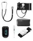 Kit Esfigmo Pamed + Estetoscópio Duplo + Garrote Elástico + Termometro + Oximetro Saturação / Oxigenio - HC261 Kit Esfigmo Pamed + Estetoscópio Duplo + Garrote Elástico + Termometro + Oximetro Saturação / Oxigenio - HC261