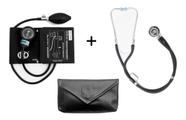 Kit Esfigmomanômetro BIC NEW INNOVA PLUS Sem Custuras + Estetoscópio Duplo Rappaport P. A. MED Com Garantia Várias Cores