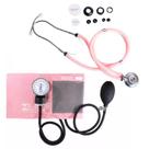 Kit Esfigmomanometro + Estetoscópio Rappaport Rosa