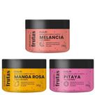 Kit Esfoliante Porán Melância & Manga Rosa & Pitaya