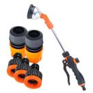 Kit Esguicho Alongado + 3 Bico P/ Torneira + 2 Conector de Mangueira