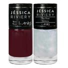 Kit Esmalte Bora focar + Top Coat Galáxia Coleção Jéssica Riviery by Anita
