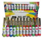 Kit Esmalte Decoração Em Gel De Unhas Nail Art Ponta Fina