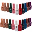 Kit Esmalte Em Gel Cores Vibrantes 10ml Unha Acrigel Bella Digital