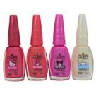 Kit Esmalte Hello Kitty And Friends Coleção Completa Colorama 4 Cores