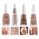 Kit Esmalte Impala Colorama Risqué Cores Nude Cremosas para Unhas