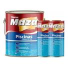 Kit Esmalte PU Branco Piscina Maza 3x1 4,5L