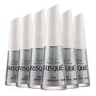 Kit Esmalte Risqué Glitter As Mil Purpurinas 8ml - 6 unidades Kit Esmalte Risqué Glitter As Mil Purpurinas 8ml - 6 unidades