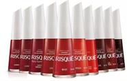 Kit Esmalte Risqué Tons Vermelhos Com 10 Cores