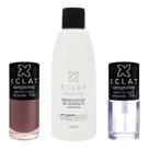 KIT Esmaltes Araucária + Top Coat + Removedor Alergoshop