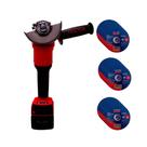 Kit Esmerilhadeira à Bateria Hulter 20V HT5EB1002F Bivolt + 15 Discos de Corte Inox Metal Hulter 100x1x16mm HT5D100F Kit Esmerilhadeira à Bateria Hulter 20V HT5EB1002F Bivolt + 15 Discos de Corte Inox Metal Hulter 100x1x16mm HT5D100F