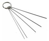 Kit Esovas Para Limpeza De Aerógrafo Acompanha 5pçs Kit Esovas Para Limpeza De Aerógrafo Acompanha 5pçs