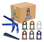 Kit Espaçador Nivelador Piso 1000pçs + 100 Cunha Porcelanato Kit Espaçador Nivelador Piso 1000pçs + 100 Cunha Porcelanato