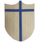 Kit espada e escudo de madeira medieval brinquedo waldorf