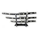 Kit Espadas Katanas Inox Colecionador Arts Marciais