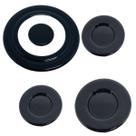 Kit Espalhador de Chamas Capa Tampinha Esmaltado Fogão Mueller 4 Bocas Decorato Piacere Maggiore Grill