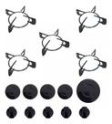 Kit Espalhador + Grelha + Botões Cooktop Fischer 5 Bocas Kit Espalhador + Grelha + Botões Cooktop Fischer 5 Bocas