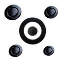 Kit espalhador para cooktop fischer tripla chama 5 boca 1743 Kit espalhador para cooktop fischer tripla chama 5 boca 1743