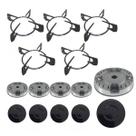 Kit Espalhador Tampas Queimador Grade Fogão 5 Bocas Fischer
