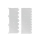 Kit Espátula Decorativa Retangular 5/6 C/2Pcs R.Ft352 Silver Chef