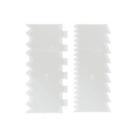 Kit Espátula Decorativa Retangular 7/8 C/2Pcs R.Ft353 Silver Chef