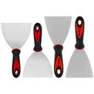 Kit Espatula Limpeza - Espatula Inox 12Cm 855129 2Un + Inox 10Cm 855109 2Un - MTX