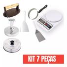 Kit Espátulas Abafador Prensador Modelador Balança Chapeiro