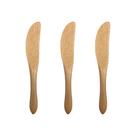 kit Espátulas de Bambu (3 Peças)