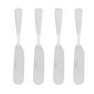 Kit Espátulas Gourmet Wolff (4 Peças) Prata