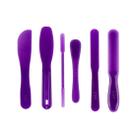Kit espátulas plásticas com 6 modelos diferentes