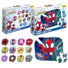 Kit Especial 2 em 1 Spidey Aranha Quebra Cabeça Jogo Memória