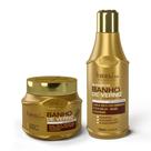 Kit Especial Banho de Verniz com Shampoo 300ml Máscara 250g Kit Especial Banho de Verniz com Shampoo 300ml Máscara 250g