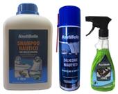 Kit Especial Limpeza Jet Ski NautiBelle Silicone Náutico