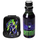 Kit Especial para Lancheira Sanduicheira e Garrafa de Água do Batman Infantil Original