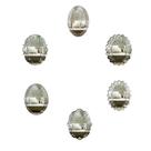 Kit Espelhos Decorativos venezianos Pegui Mantua 6 peças Kit Espelhos Decorativos venezianos Pegui Mantua 6 peças