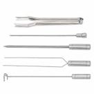 Kit Espetos 60cm Inox 430 Pegador Espalhador de Brasa Kit Espetos 60cm Inox 430 Pegador Espalhador de Brasa