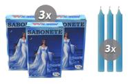 Kit Espiritual Iemanjá Energia Positiva 3 Sabonetes 3 Velas Kit Espiritual Iemanjá Energia Positiva 3 Sabonetes 3 Velas