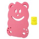 Kit Esponja Almofada Antiderrapante de Banheira para Bebê Ursinho Feliz