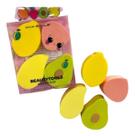 Kit Esponjas para Maquiagem Formato de Frutas Kit Esponjas para Maquiagem Formato de Frutas