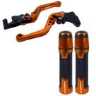 Kit Esportivo Manete Manopla Fazer 250 150 a disco Gravado a laser Kit Esportivo Manete Manopla Fazer 250 150 a disco Gravado a laser