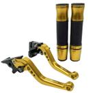 Kit Esportivo Manete Manopla Ninja 250r 300r Z300 400 250Sl Versys300x Kit Esportivo Manete Manopla Ninja 250r 300r Z300 400 250Sl Versys300x