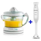 Kit Espremedor de frutas Power Turbo Citrus E-01 + Mixer elétrico M-15-W (110V)