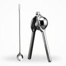 Kit Espremedor de Limão e Colher Longa para Jarra de Suco Bailarinha Espremedor p/ Caipirinha e Col Kit Espremedor de Limão e Colher Longa para Jarra de Suco Bailarinha Espremedor p/ Caipirinha e Col
