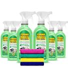Kit Espuma Magica Limpeza Poderosa Proauto 6uni +Pano Microfibra